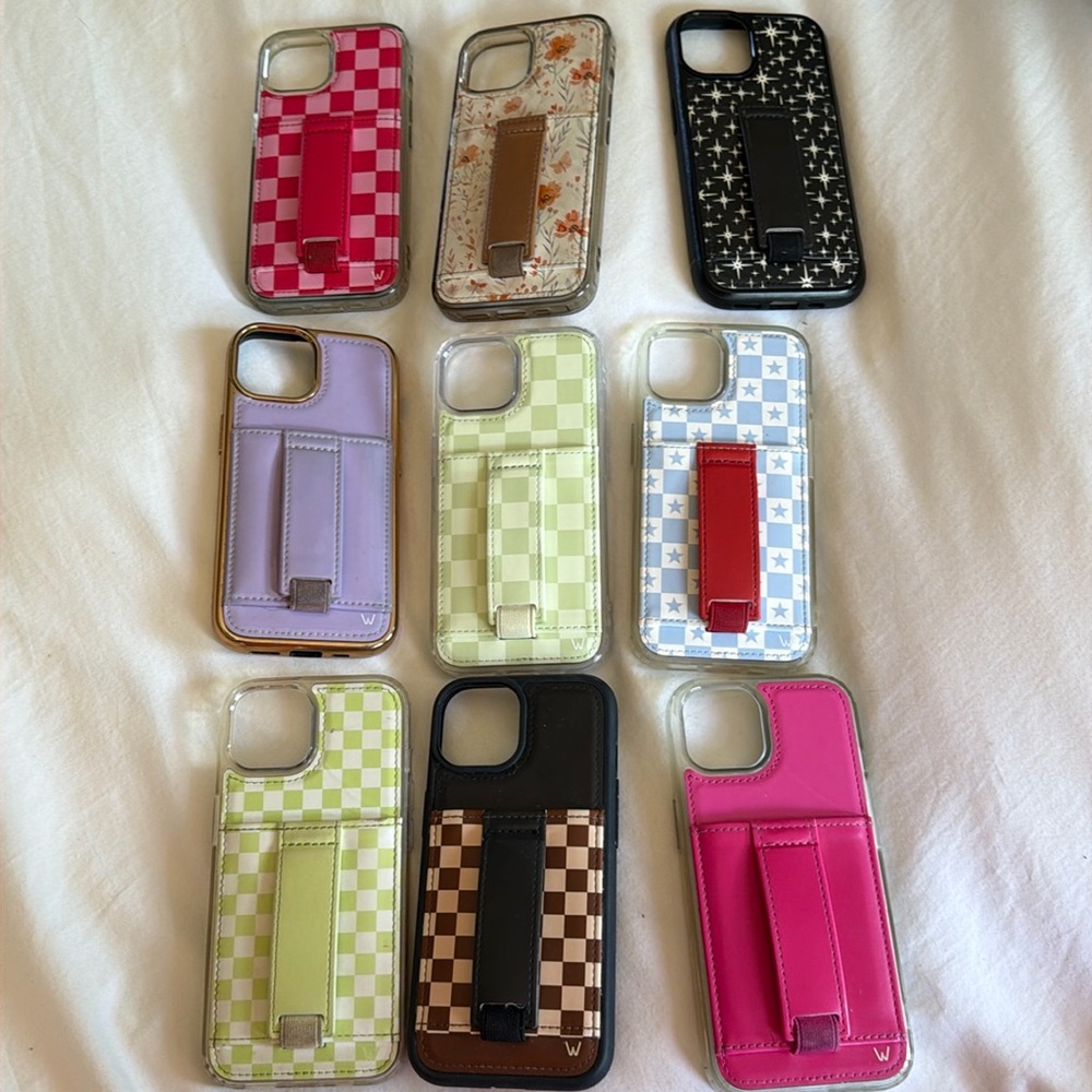 Lot of 10 Walli iphone cases